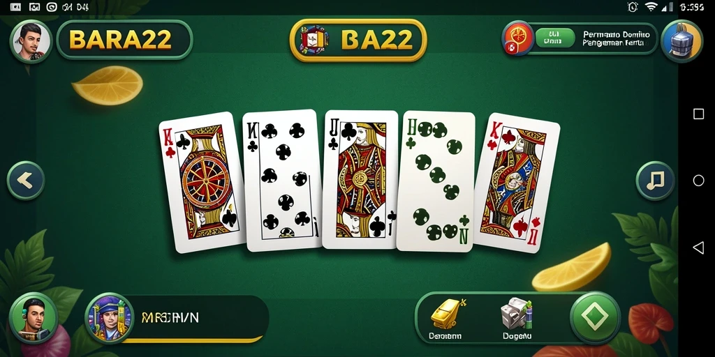 Tampilan menarik dari gameplay BARA22 yang seru.