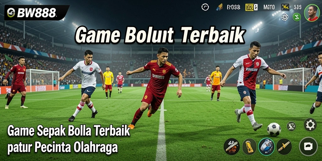 Tampilan gameplay BW888 yang mendebarkan dalam pertandingan sepak bola.