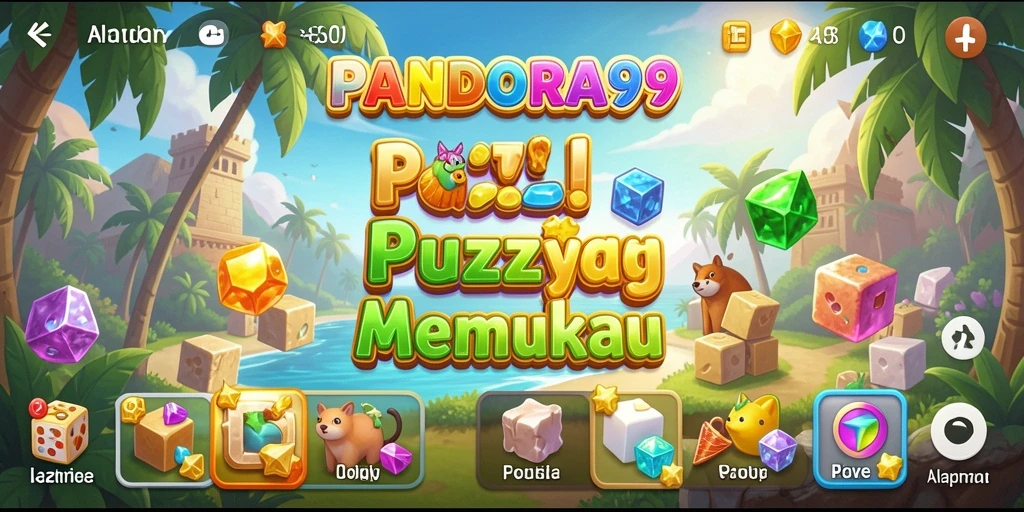 Tampilan gameplay dari PANDORA99 yang menantang dan seru.