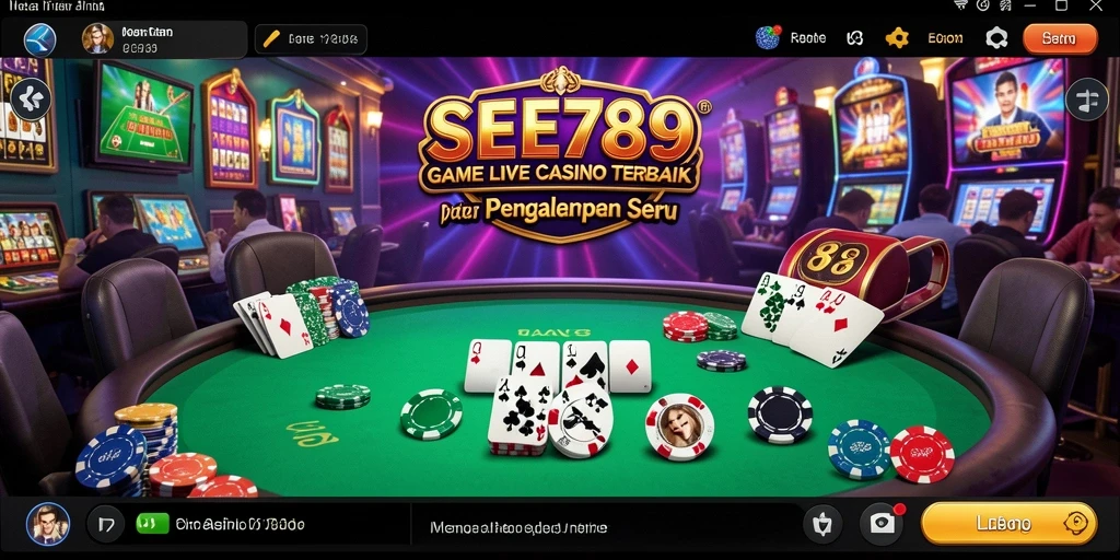 Gameplay seru di aplikasi Live Casino SEE789.